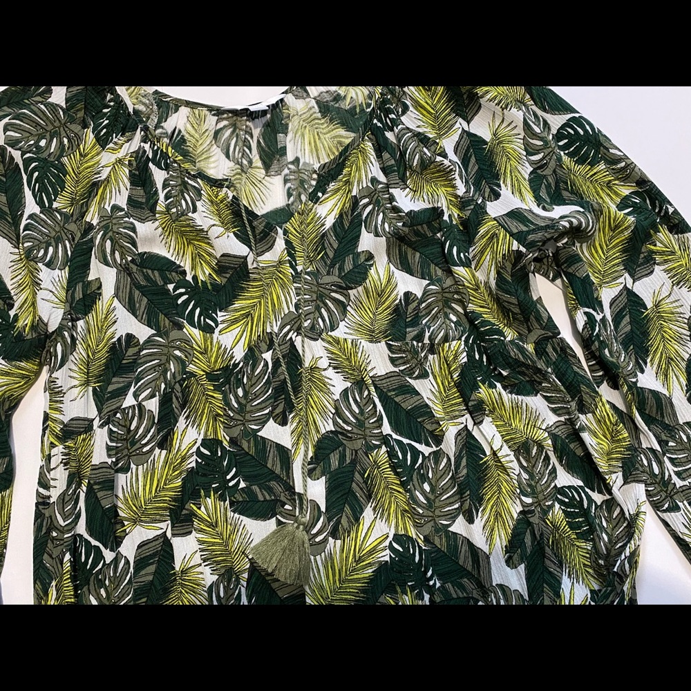 Monstera Print Summer/beach dress size Small